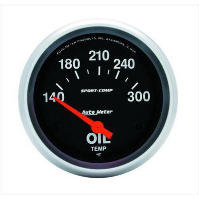 Auto Meter Sport-Comp Electric Oil Temperature Gauge - 3543